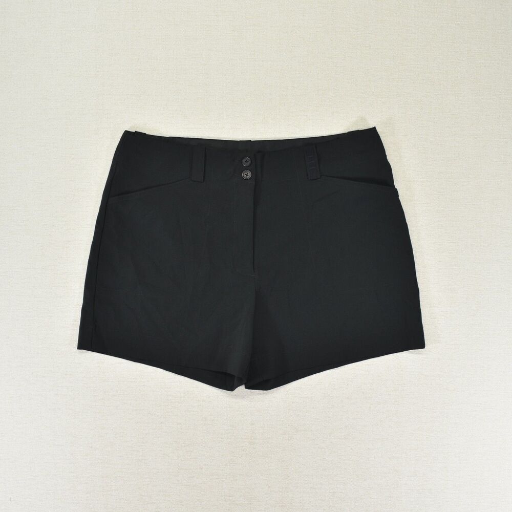Nike Golf Womens Size 12 Black Dri-FIT Stretch Golf Shorts Performance 5 Inseam